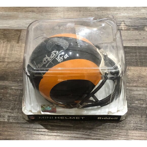JACK YOUNGBLOOD HOF 01 Signed Autograph - COAn NFL Rams Riddell MINI HELMET - Picture 1 of 5